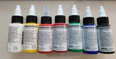 Golden High Flow And Fluid Acrylic 7 Bottles x 1 oz each