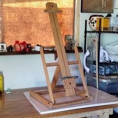 Wooden Tabletop Artist Easel Adjustable Folding Painting Display Stand