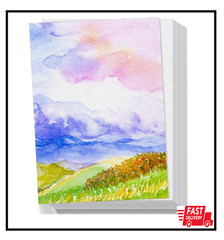 60 Sheets Watercolor Paper, 5 x 7 Inch Cold Press 5 x 7 Inches, 60