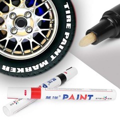 10X White Paint Pen Marker Waterproof Permanent Car Tire Lettering Rubber Letter