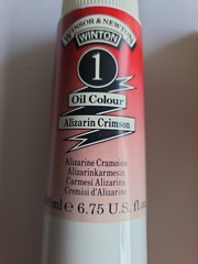 Alizarine Crims Winton Oil Color 200ml 6.75oz Tube soft 100% full in factory box