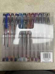 48 Count Gel Pen Set Brand New Multicolor – Storage Tray Included