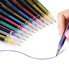 48 Unique Colors (No Duplicates) Gel Pens Gel Pen Set for Adult Coloring Book