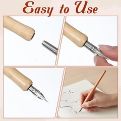 14 Pcs Comic Pen Nib Set Calligraphy Dip Pen Drawing Manga Art Supplies