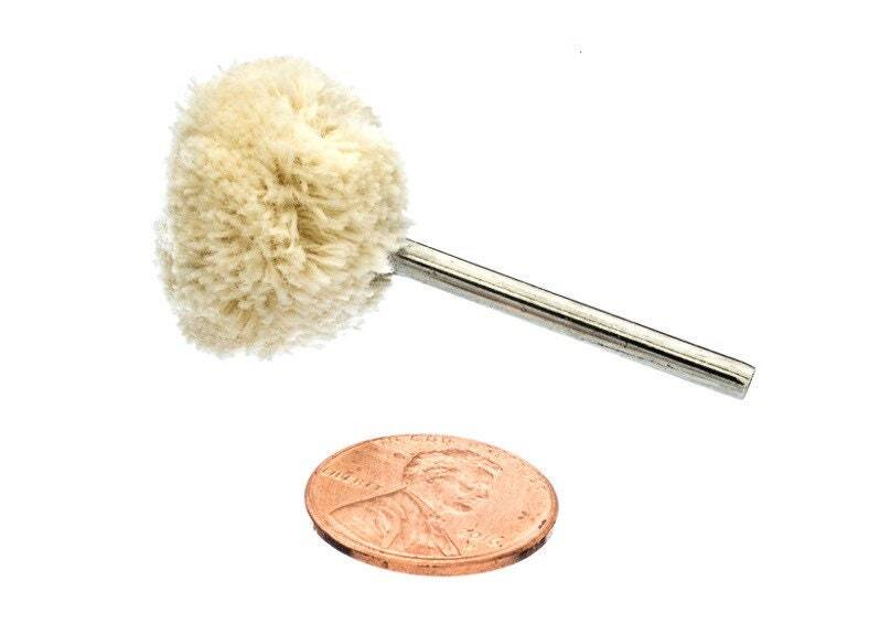Polishing & Buffing Wheels (White Yarn, Dia: 1”) For Dremel And Rotary Tool. 6