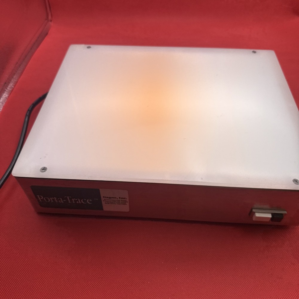 Porta-Trace Model 1012 10”x 12” 8 Watt Stainless Steel Light Trace Box tattoos