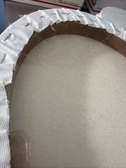 Lot Of 12 – 12 X 9 Inch Stretched Canvas Oval Shaped Frames NOS New Condition