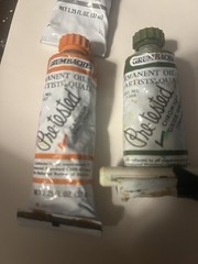Lot of 3 Grumbacher Pre-tested Permanent Oil Colors – 37cc / 1.25 fl oz Tubes
