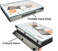 185 Pieces Double Sided Trifold Easel Art Set, Drawing Art Box with Oil Paste…