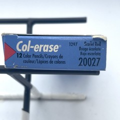 Eberhard Faber Col-erase 1297 Scarlet Red Pencils 12 Count Box New