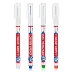 4Pc Long Nib Head Permanent Marker 20mm Deep Hole Waterproof Graffiti Pen