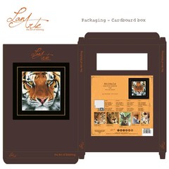 Vervaco 14 Count LanArte Tiger On Aida Counted Cross Stitch Kit, 13.75″ x 13.5″
