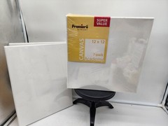 Premiere Nicole Academy VALUE 7-PACK CANVAS 12×12 + 2- 14×11 Stretched Cotton