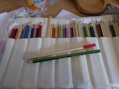 Brand New roll of colouring pencils Staedtler and case