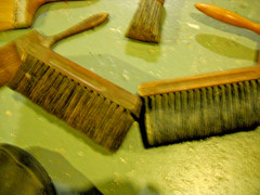 Antique, Vintage, New /NOS – PAINT BRUSHES, All Natural Bristle, LOT OF 14!