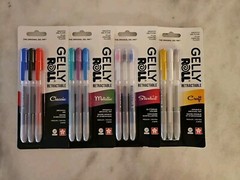 Gelly Roll Retractable Gel Pens 12pc Assortment Classic Metallic Stardust Craft
