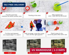 TUMOVO Frameless Deer Paint by Numbers Kit for Adults DIY Herd Deer Resting Mead