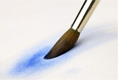 Artist Watercolor Paint Brush 771R Round Tip Fine Painting Art Brushes 6 PCS