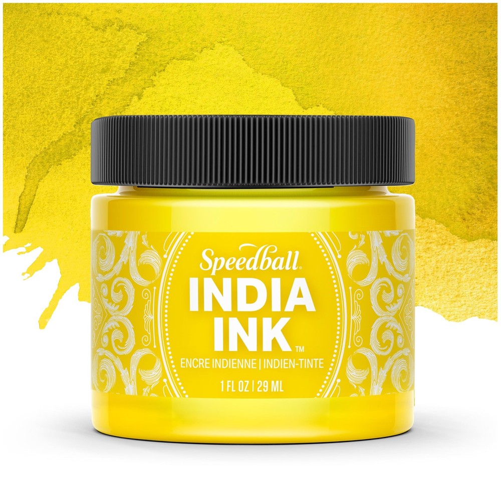 Speedball India Ink, Canary, 1-Ounce Office Product