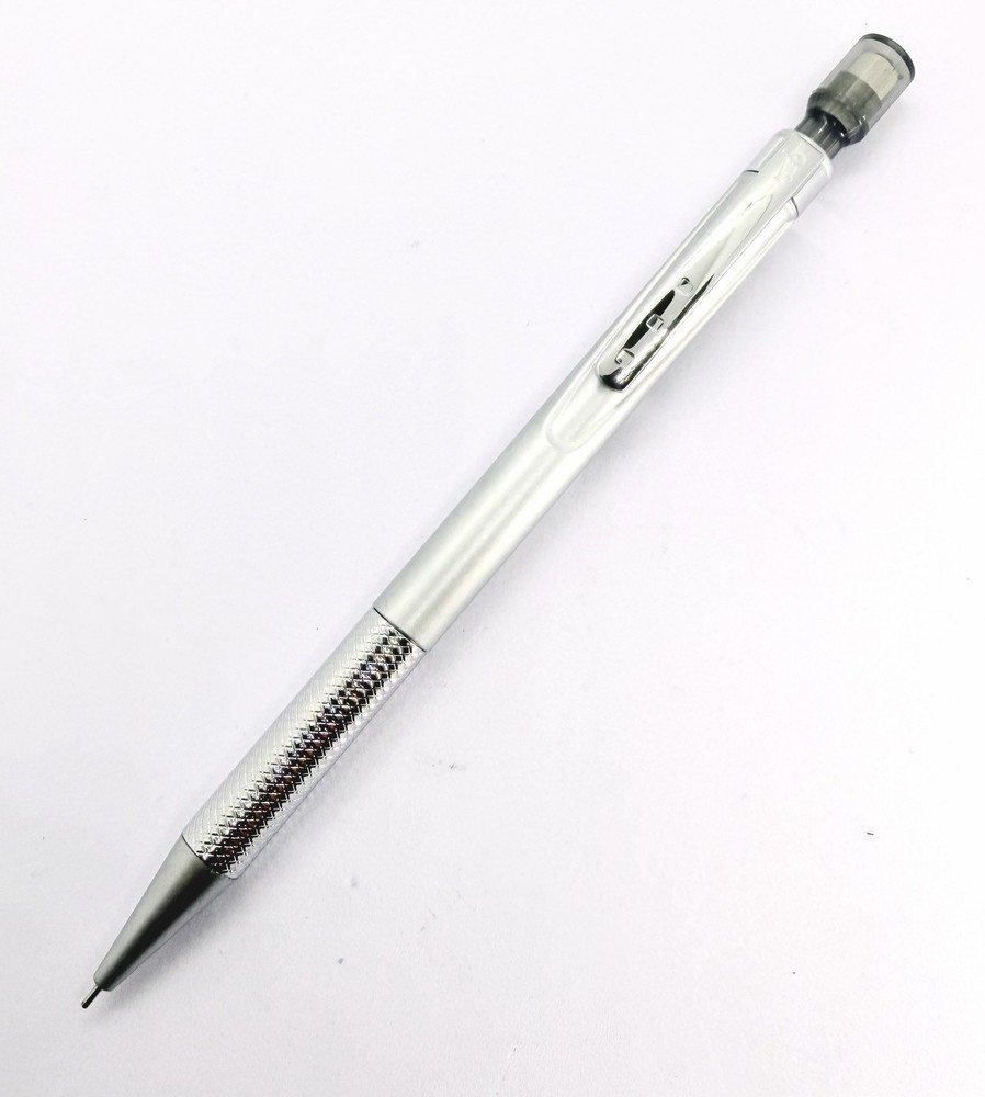 Mint BIC Quantech Mechanical Lead Pencil 0.7 Silver Metal Discontinued RARE