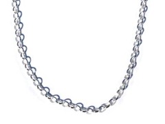 Sterling Silver 18 Inch Rolo 2.1mm Neck Chain Necklace