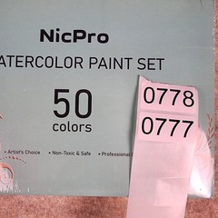NicPro 50 Colors Watercolor Paint Set in Gift Box NEW SEALED-Perfect Gift