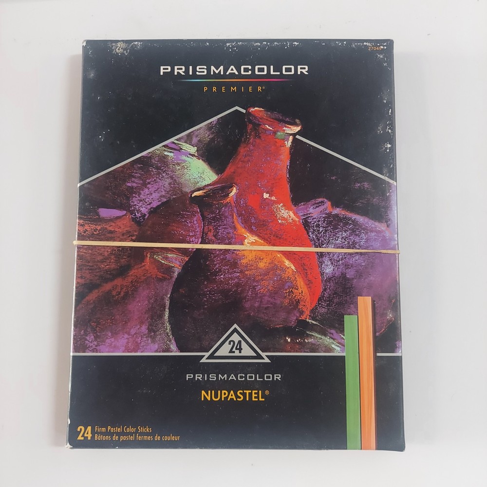 Prismacolor Premier Nupastel Firm Pastel Sticks Set – 24 Assorted Colors – New