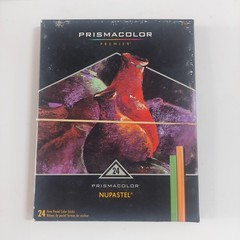 Prismacolor Premier Nupastel Firm Pastel Sticks Set – 24 Assorted Colors – New