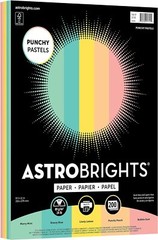 Astrobrights Punchy Pastel Paper Assortment, 8.5″ x 11″, 24 lb., Multicolor