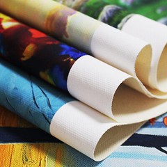 UV / Latex Inkjet Printing 100%Polyester Thick Canvas – 1 Roll,Semi-Matte,3″Core