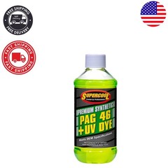 8oz PAG Oil 46 with UV Dye – Protects A/C Systems & Extends Compressor Life