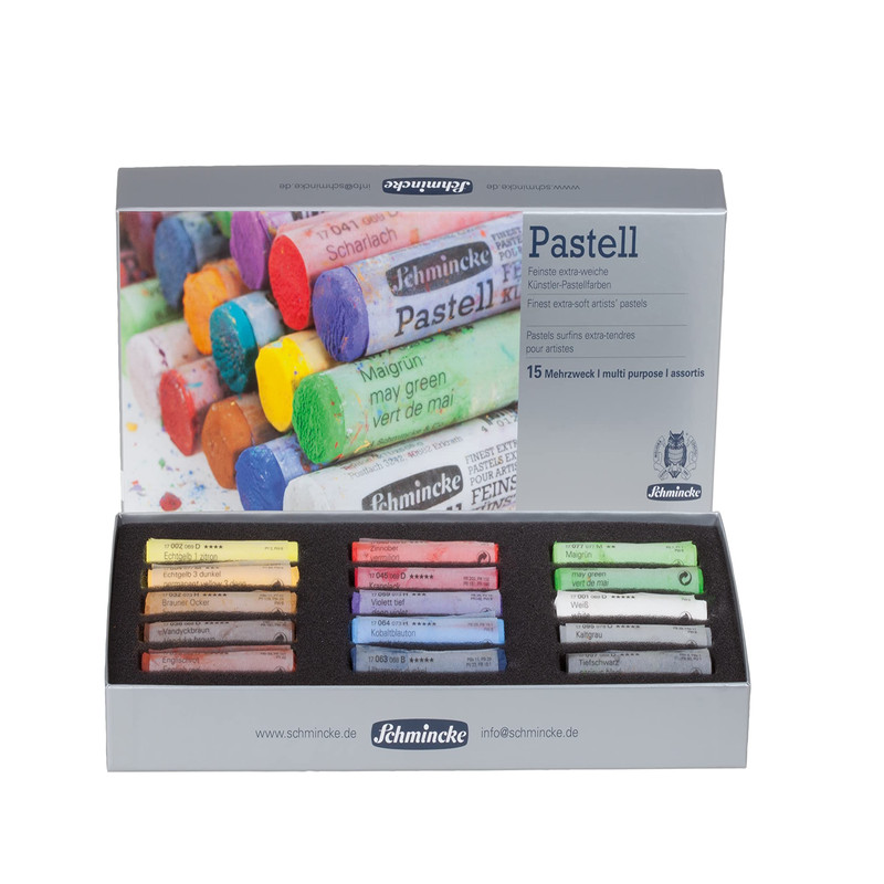 Schmincke – Pastels 15 Colors Multi-Purpose Basic Assortment 77 215 097