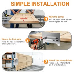 Door Painting Stand: Heavy-Duty Steel Racks with 4 Rubber Feet & Ergonomic Ha…