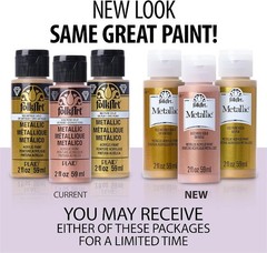 Versatile Sahara Gold Metallic Acrylic Paint 2 oz – Ideal for Crafts & Decor