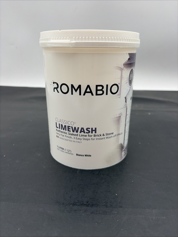 NEW Romabio Classico Limewash authentic slacked lime for brick & stone 1 LITER