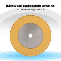 Metal Round Circle Drawing Tool Professional Drawing Ruler