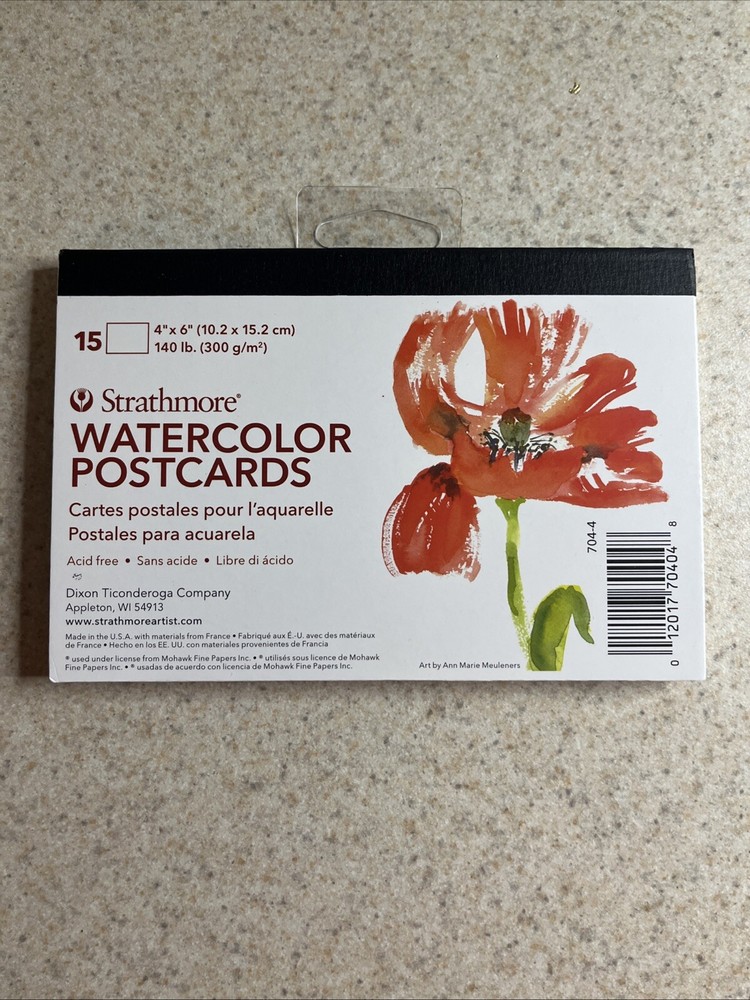 Strathmore Watercolor Postcards Pad, 4×6 Inches