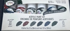 Testors Corporation,Testors, 6 Pack, 2 OZ, Glitter Burst Acrylic For Wood,Metal