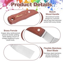 Pack of 1 Large Palette Knife No.3 9.3″ Long Palette Knives
