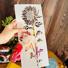 Large Flower Stencils for Painting, 6PCS 12 x 11.8 x 5.9 inches,