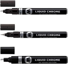 Molotow Liquid Chrome Marker Set – 1mm, 2mm and 4mm