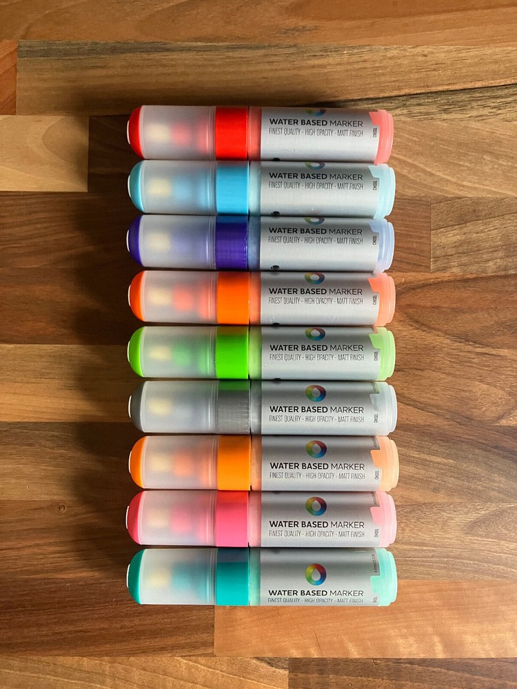 MTN Montana Colors Water Based Marker 4-8mm Chisel Multi Colour Matt Finish