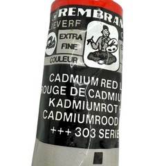 Vintage Cadmium Red Light 303 Series 6 40mL Extra Fine Oil Paint Rembrandt