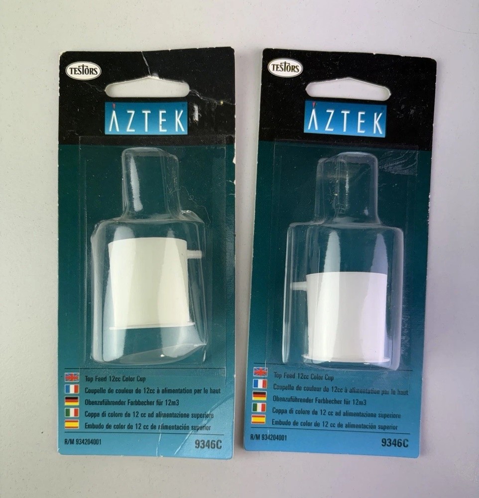 Aztek 9346C Top Feed 12cc Color Cup Airbrush Accessory New Sealed