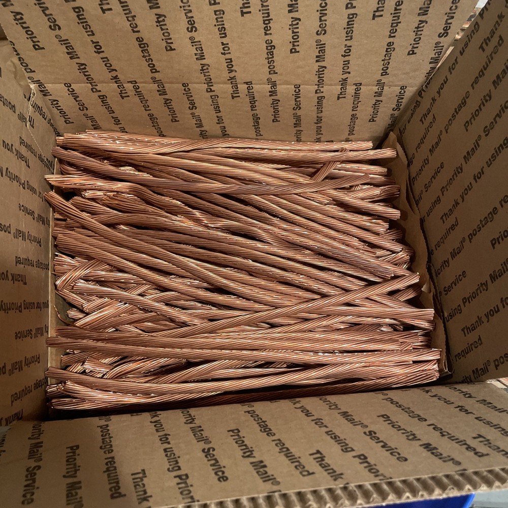 Copper Bare Bright 25 pounds 99.9% Purity Very Clean Shiny, Good for melt/craft
