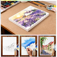 30 Sheets Cold Press Watercolor Paper 8.5X11 Inch, 140Lb/300Gsm Heavyweight Acid