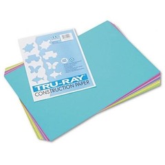 Pacon Tru-ray Sulphite Construction Paper – 12″ X 18″ – Assorted (102941)