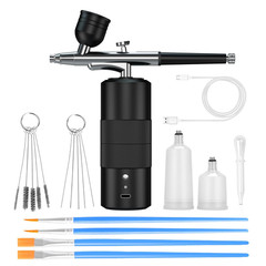 Airbrush Kit Portable Airbrush Air Brush Kit with Air Compressor Airbrush for Na
