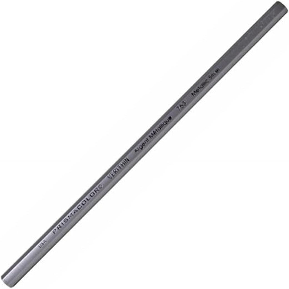 Verithin Colored Pencils, Metallic Silver, (02460) ( Pack of 12 )