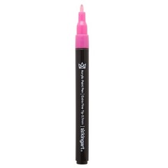PRO Extra Fine Pt. Neon Paint Pens, 0.7mm Tip, 6 Neon Acrylic Paint Colors,